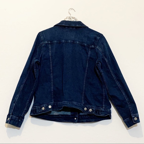 Levi’s Blue Dark Wash Denim Jean Jacket Size XL - Picture 9 of 12